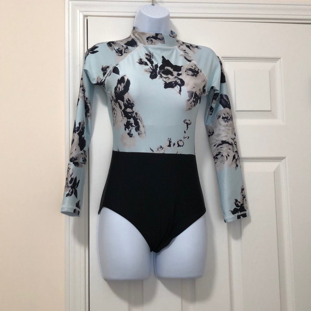 Long Sleeve One Piece Swimsuit